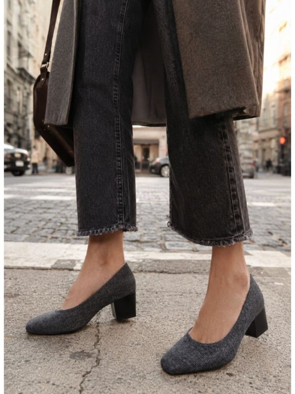 Clarks Ellaine Hope Pump Size US 8 Charcoal Interest Modern Classic